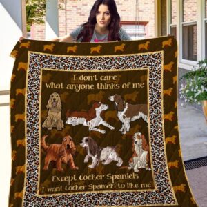 Cocker Spaniels 09 Ndq0444 Quilt  Quilt